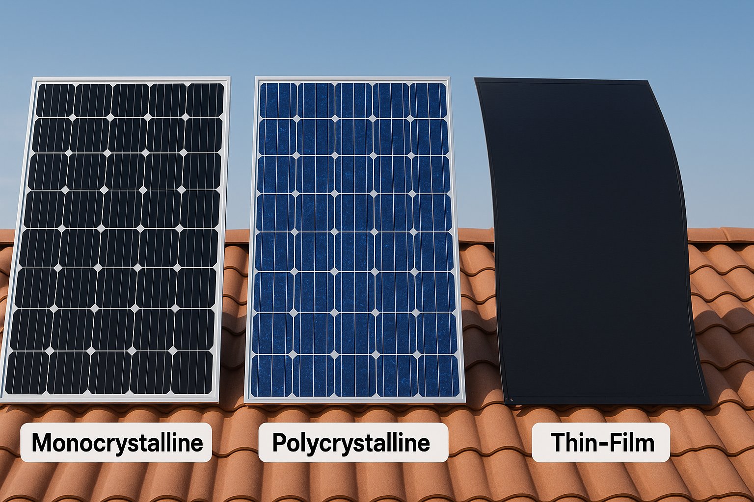 Types of Solar Panels Types of Solar Panels