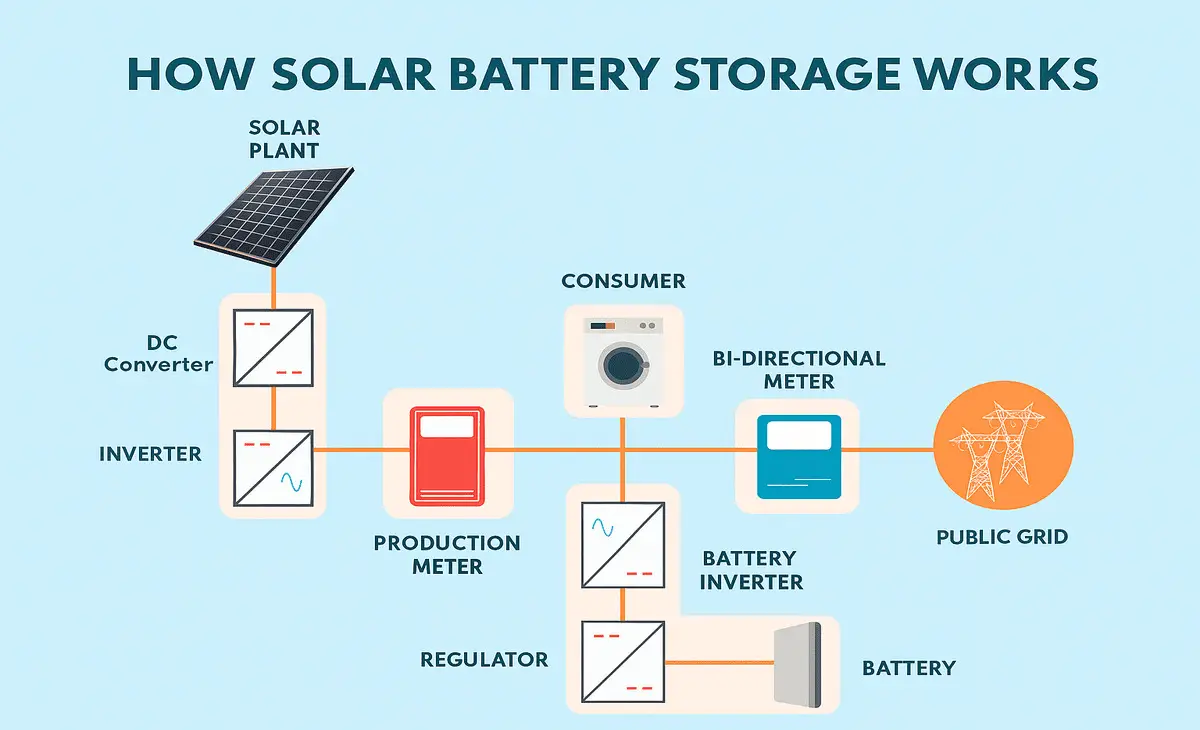 How Solar Battery Storage Work How Solar Battery Storage Work